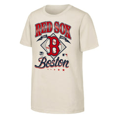 Boston Red Sox Outerstuff Youth Triple Hit T-Shirt - Natural