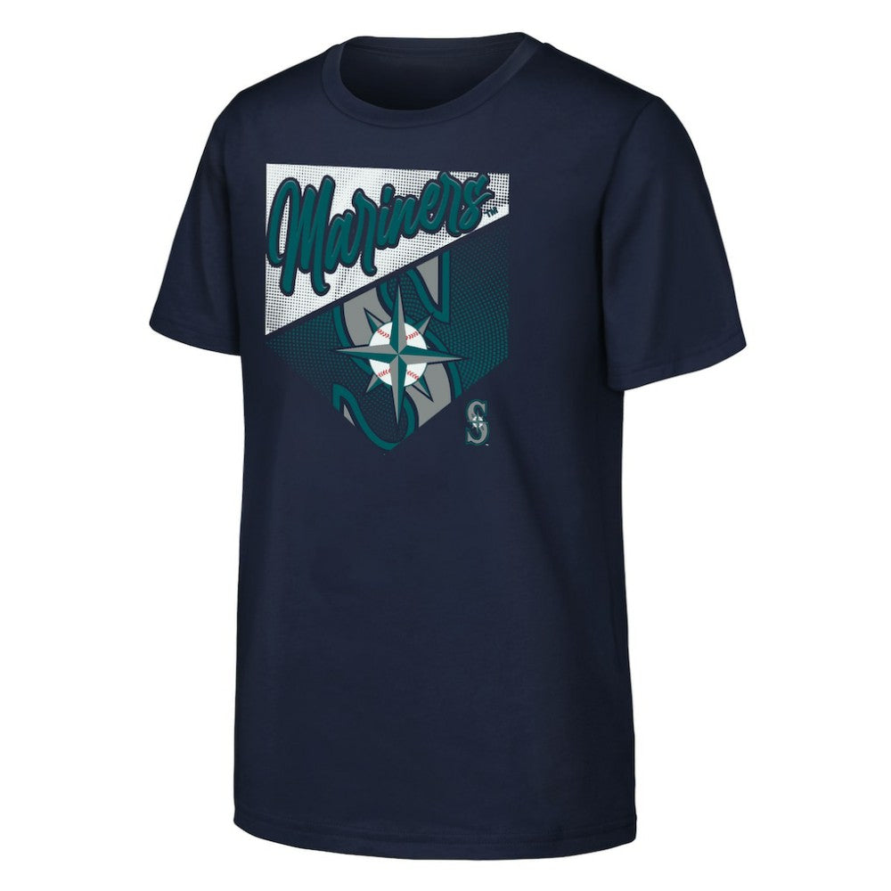 Seattle Mariners Outerstuff Youth Prime Plate T-Shirt - Navy