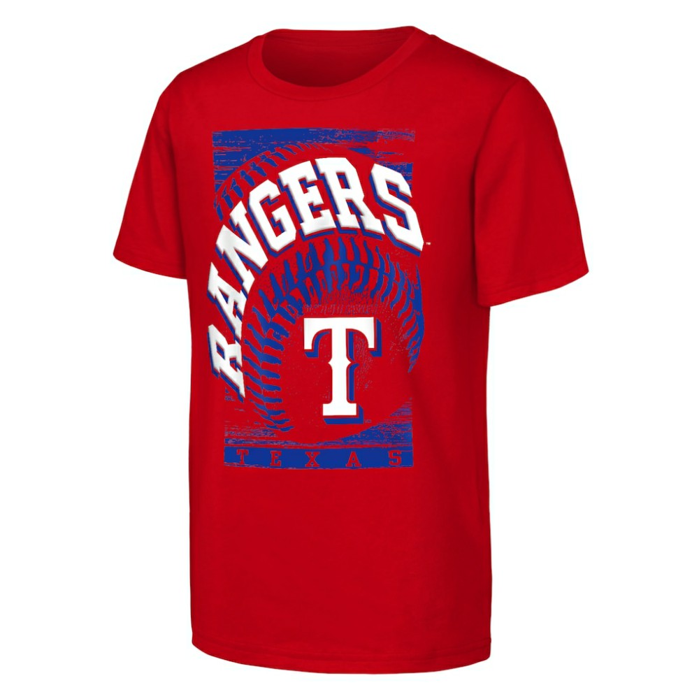 Texas Rangers Outerstuff Youth Speed Pitch T-Shirt - Red