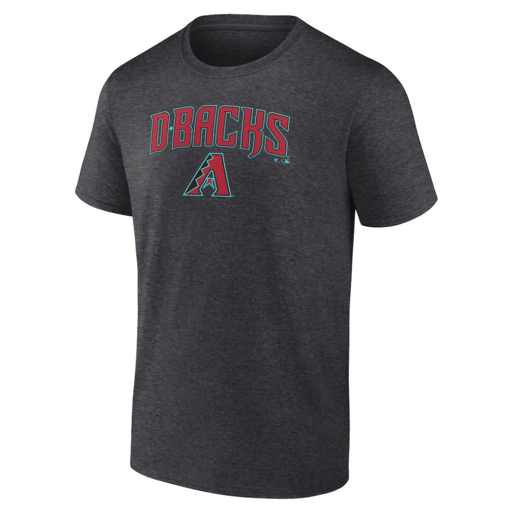 Arizona Diamondbacks Team Lockup T-Shirt - Charcoal