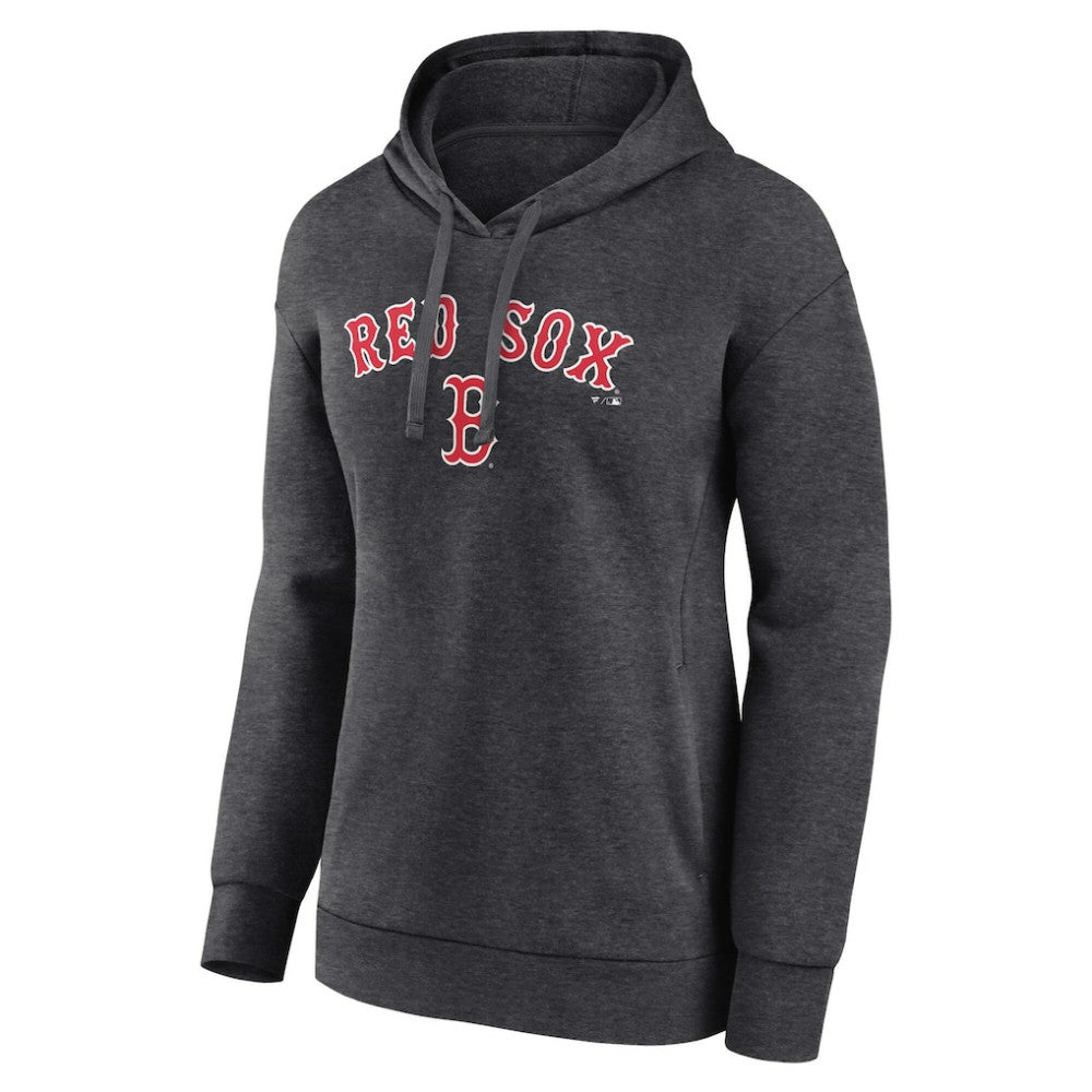 Boston Red Sox Women's Team Lockup Hoodie - Charcoal