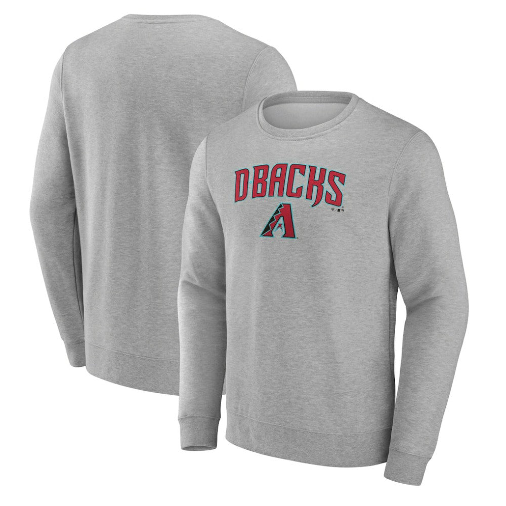 Arizona Diamondbacks Team Lockup Sweatshirt - Gray