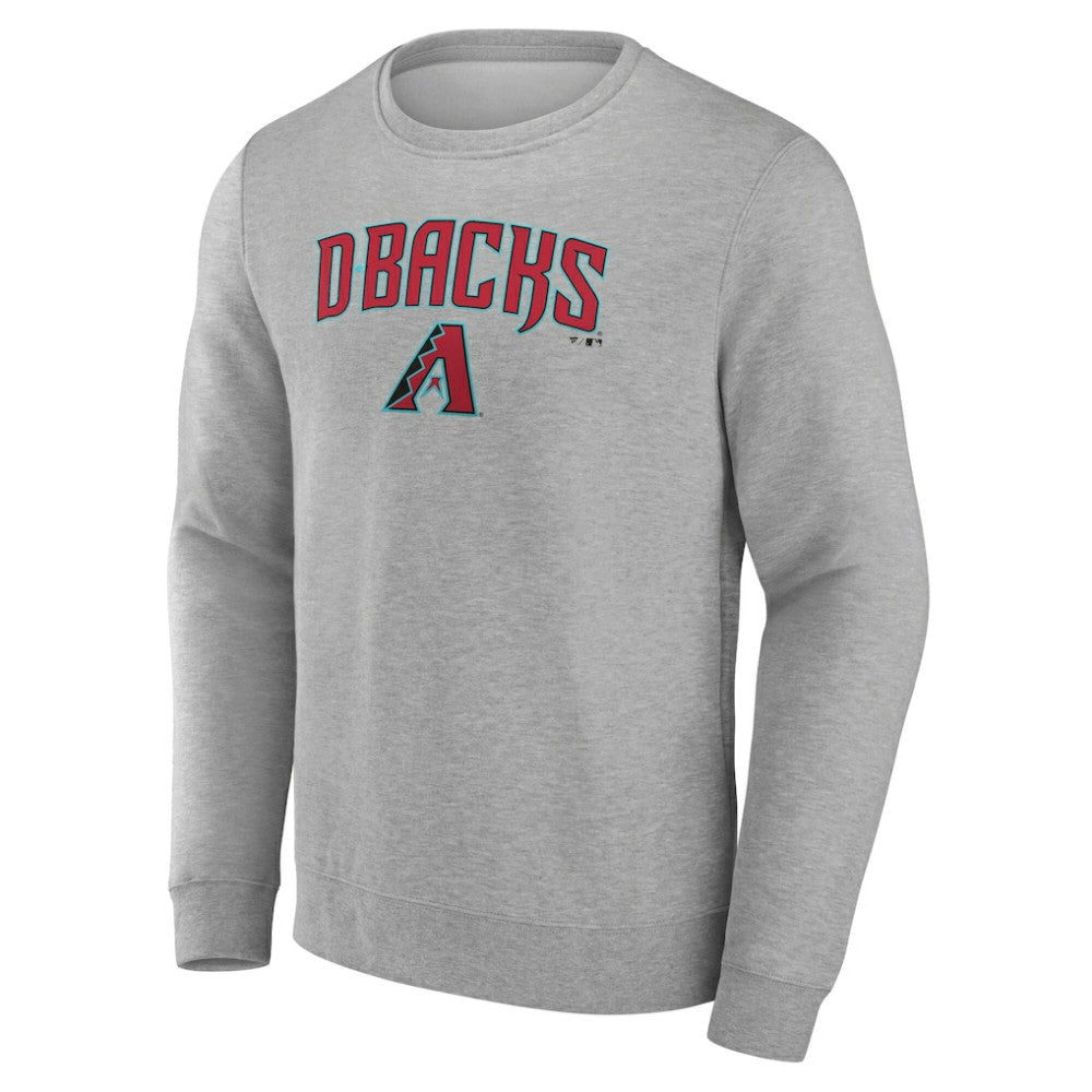 Arizona Diamondbacks Team Lockup Sweatshirt - Gray