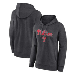 Philadelphia Phillies Women's Team Lockup Hoodie - Charcoal