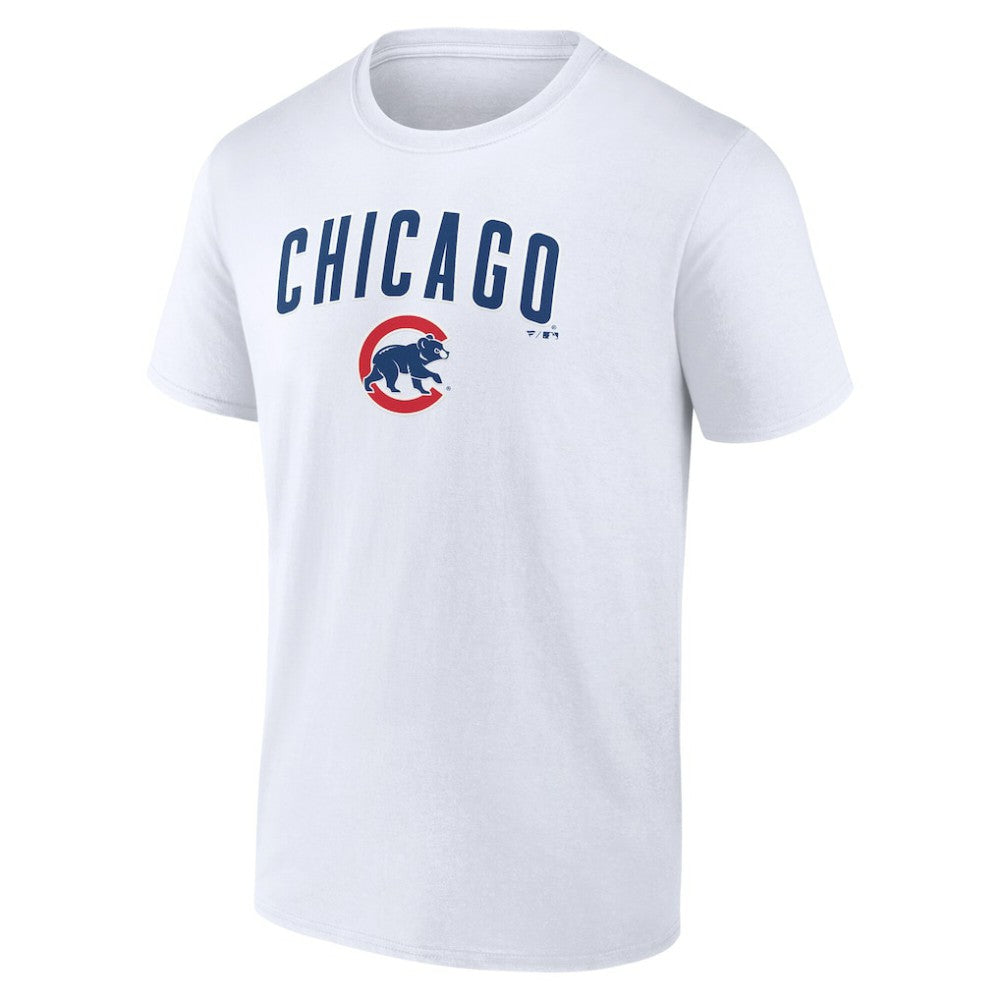 Chicago Cubs Team Lockup T-Shirt - White