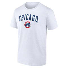 Chicago Cubs Team Lockup T-Shirt - White