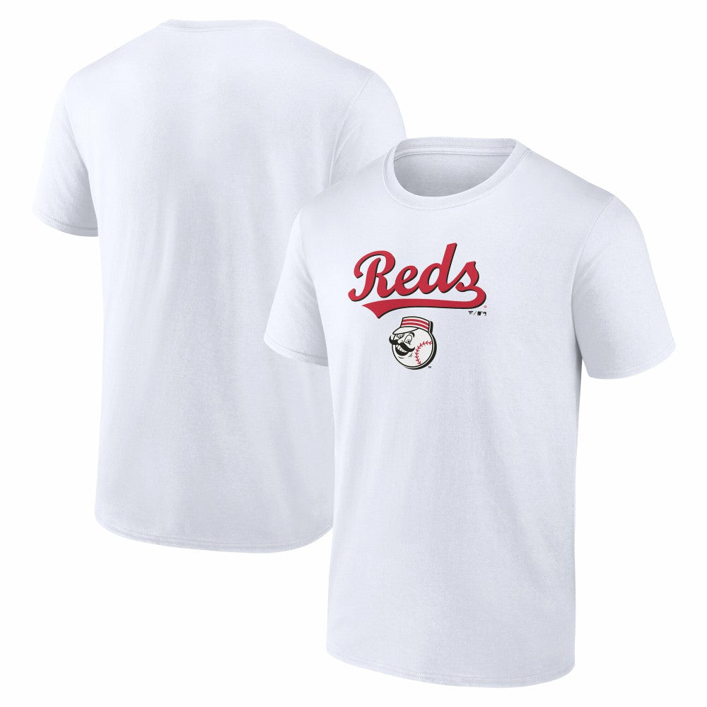 Cincinnati Reds Team Lockup T-Shirt - White