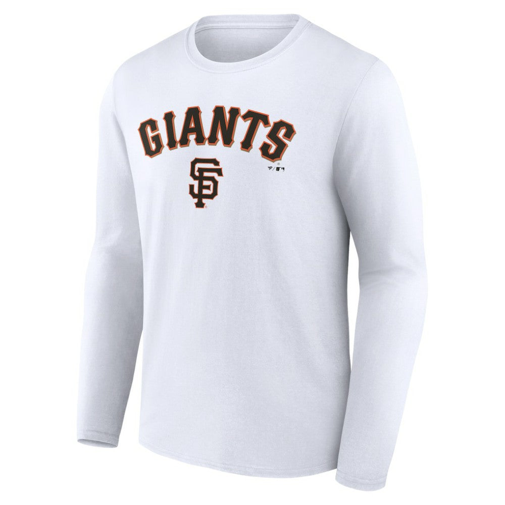 San Francisco Giants Team Lockup Long Sleeve T-Shirt - White