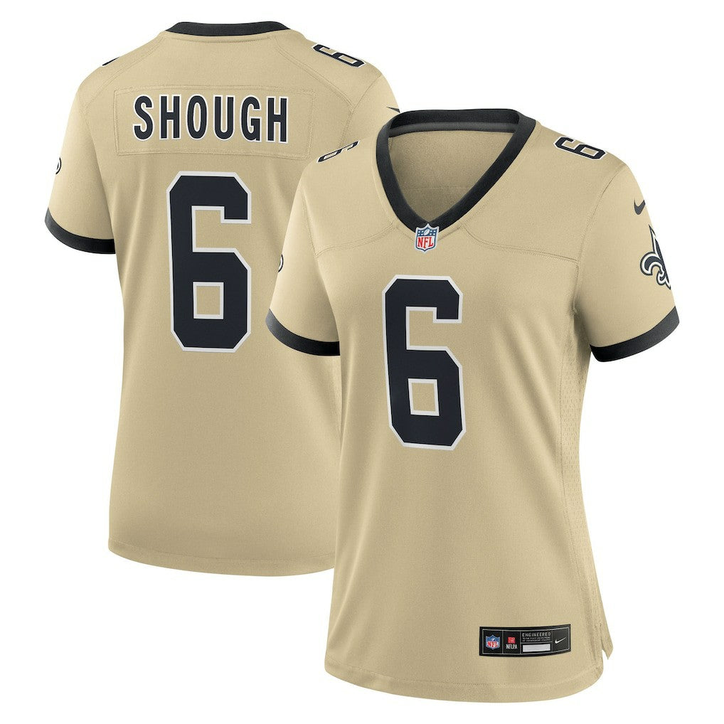 NFL New Orleans Saints Tyler Shough  Women's Alternate Game Player Jersey