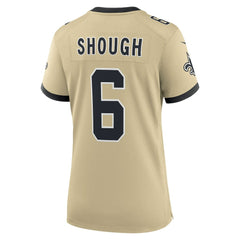 NFL New Orleans Saints Tyler Shough  Women's Alternate Game Player Jersey