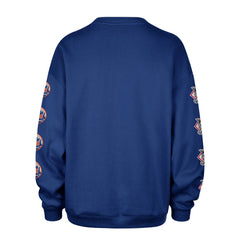 New York Mets Women's Trendy Team Go Big Oversized Sweatshirt - Royal | 47 brand