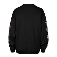San Francisco Giants Women's Trendy Team Go Big Oversized Sweatshirt - Black | 47 brand