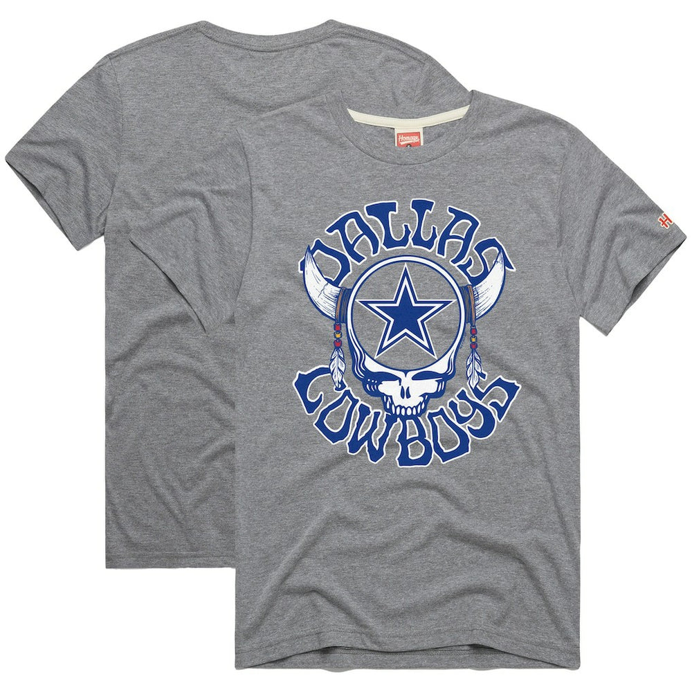 NFL Dallas Cowboys Homage NFL x Grateful Dead Tri-Blend T-Shirt