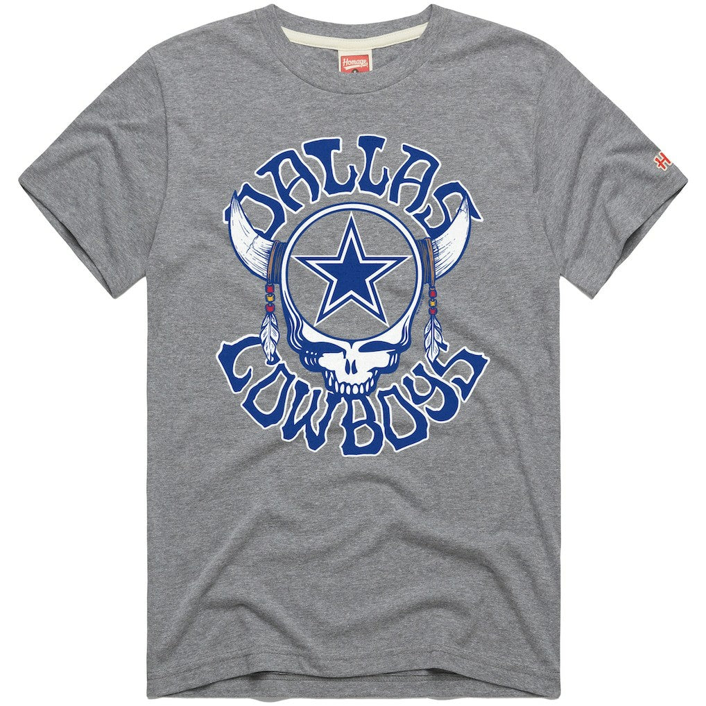 NFL Dallas Cowboys Homage NFL x Grateful Dead Tri-Blend T-Shirt