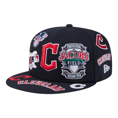 Cleveland Guardians All Over 59FIFTY Fitted Hat - Navy | New Era