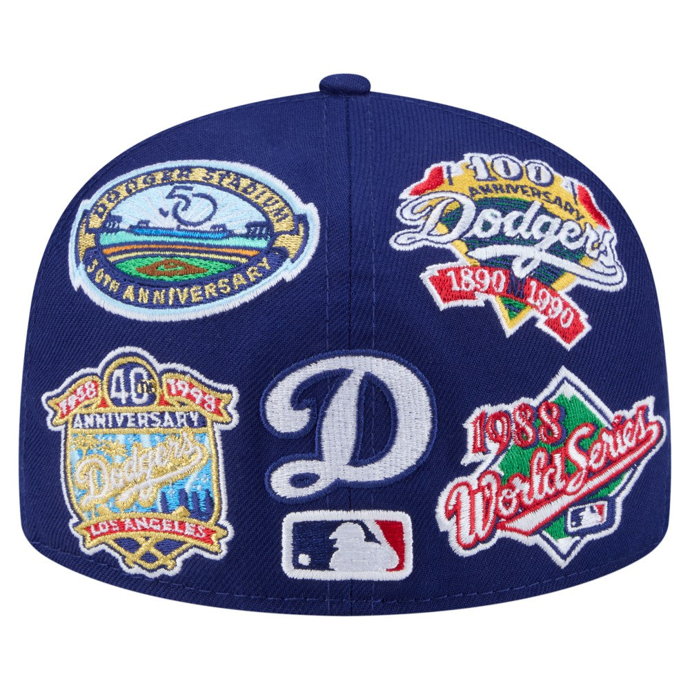 Los Angeles Dodgers All Over 59FIFTY Fitted Hat - Royal | New Era