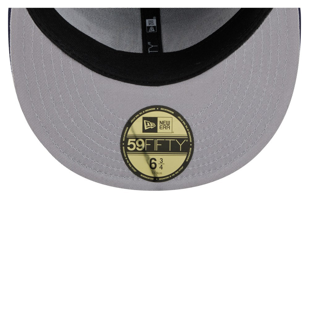 Milwaukee Brewers All Over 59FIFTY Fitted Hat - Navy | New Era
