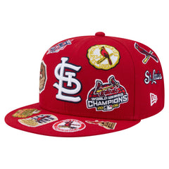 St. Louis Cardinals All Over 59FIFTY Fitted Hat - Red | New Era