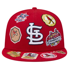 St. Louis Cardinals All Over 59FIFTY Fitted Hat - Red | New Era