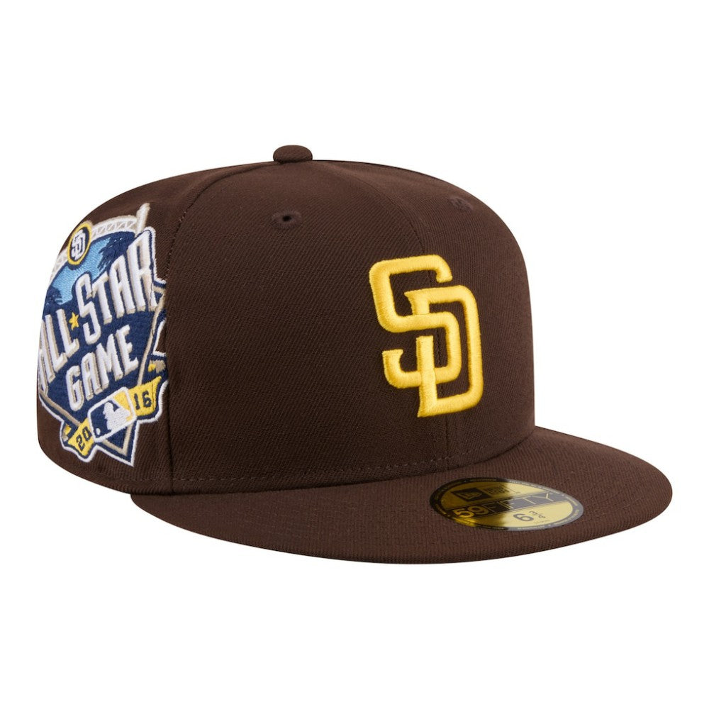 San Diego Padres Hidden Hit 59FIFTY Fitted Hat - Brown | New Era