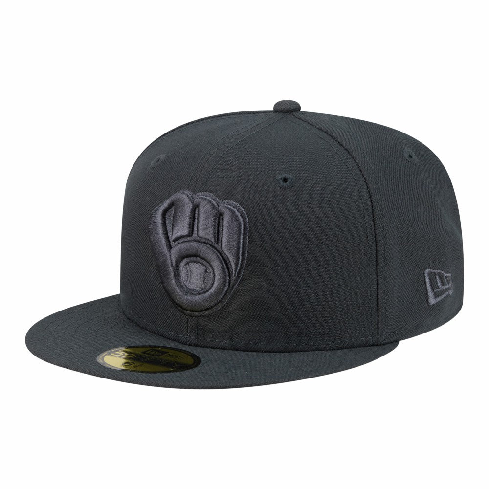 Milwaukee Brewers Color Pack 59FIFTY Fitted Hat - Charcoal | New Era