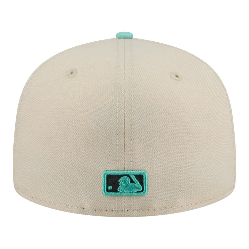Boston Red Sox Two-Tone Color Pack 59FIFTY Fitted Hat - Light Beige/Turquoise | New Era
