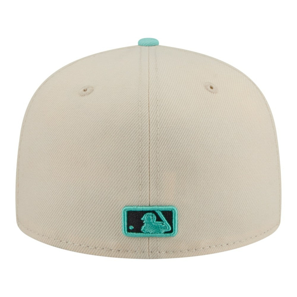 Chicago White Sox Two-Tone Color Pack 59FIFTY Fitted Hat - Light Beige/Turquoise | New Era
