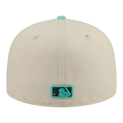 Chicago White Sox Two-Tone Color Pack 59FIFTY Fitted Hat - Light Beige/Turquoise | New Era