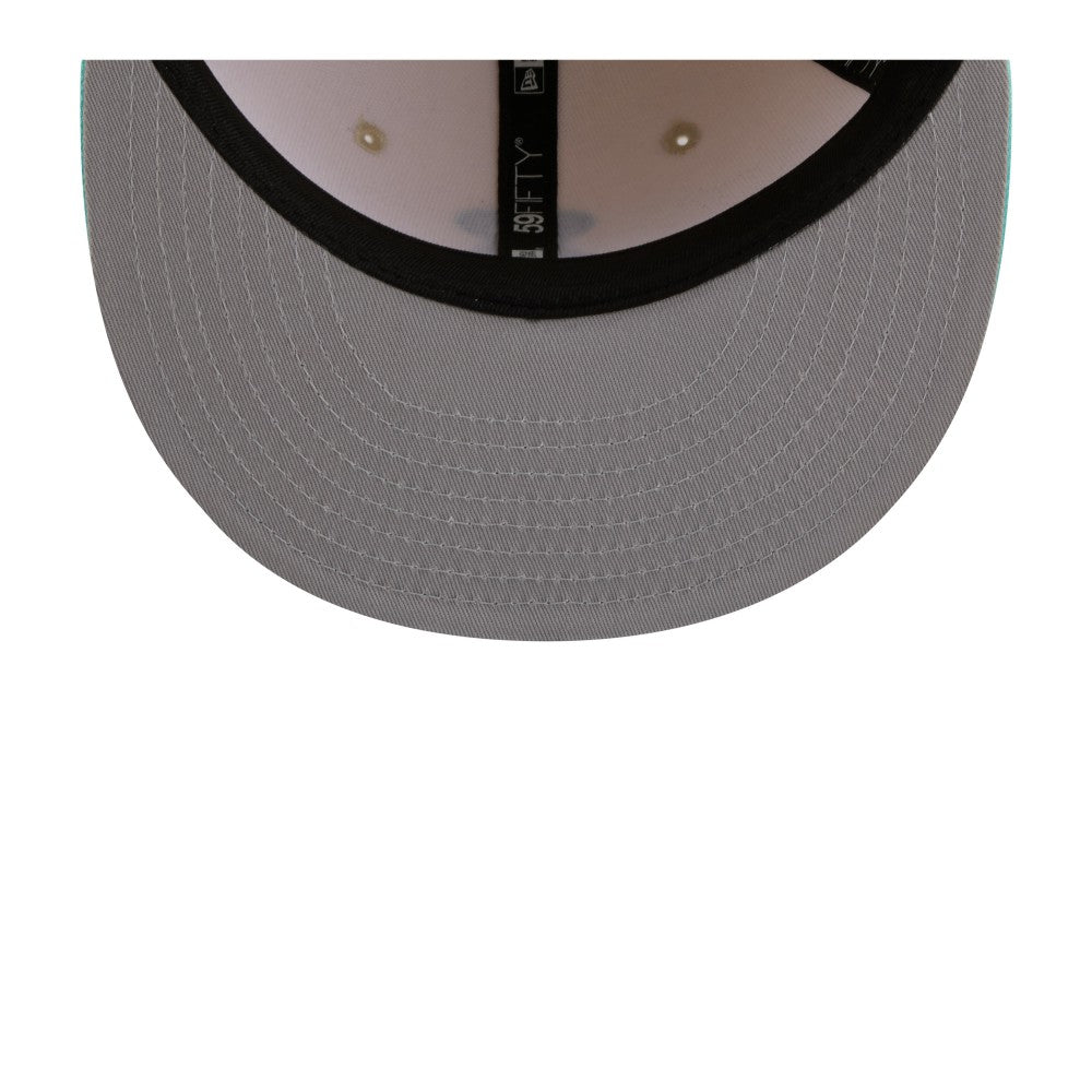 Los Angeles Angels Two-Tone Color Pack 59FIFTY Fitted Hat - Light Beige/Turquoise | New Era