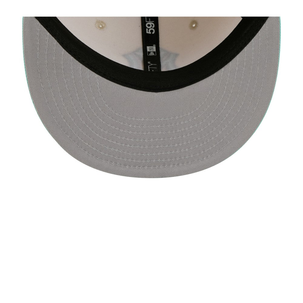New York Yankees Two-Tone Color Pack 59FIFTY Fitted Hat - Light Beige/Turquoise | New Era
