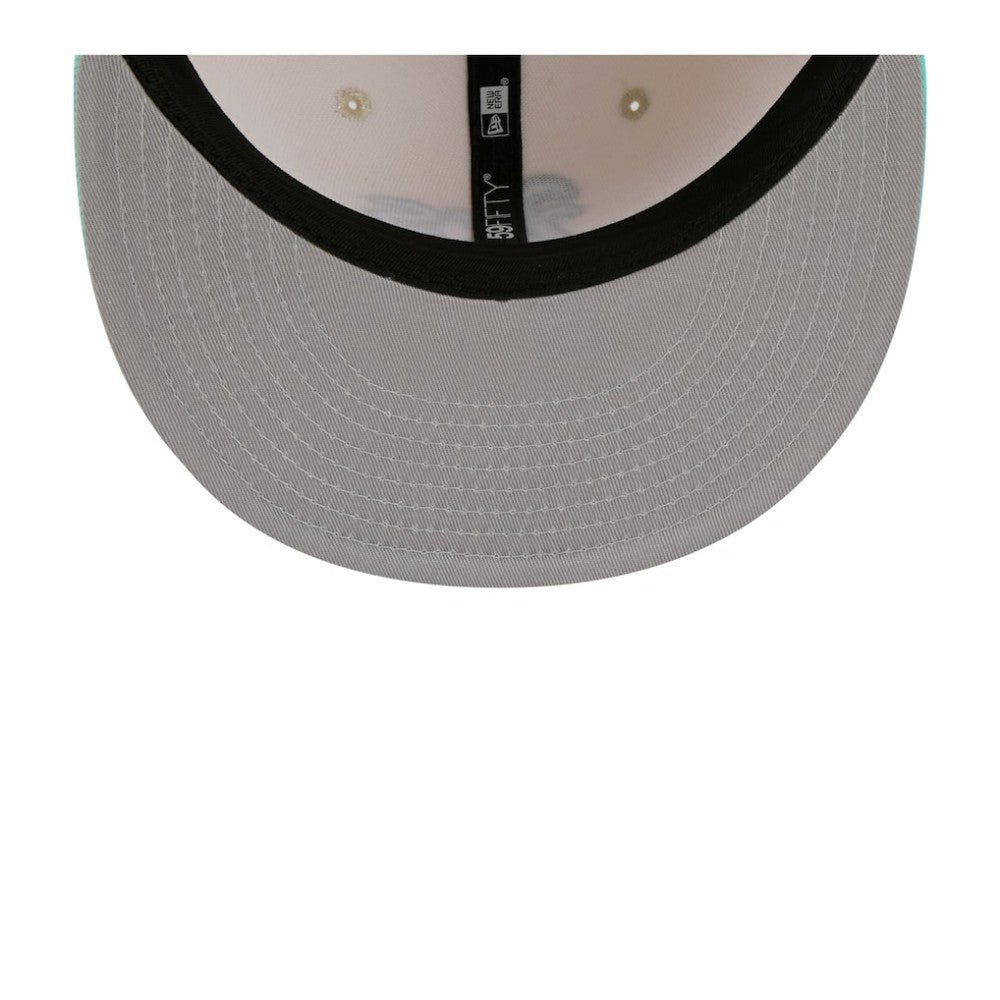 Athletics Two-Tone Color Pack 59FIFTY Fitted Hat - Light Beige/Turquoise | New Era