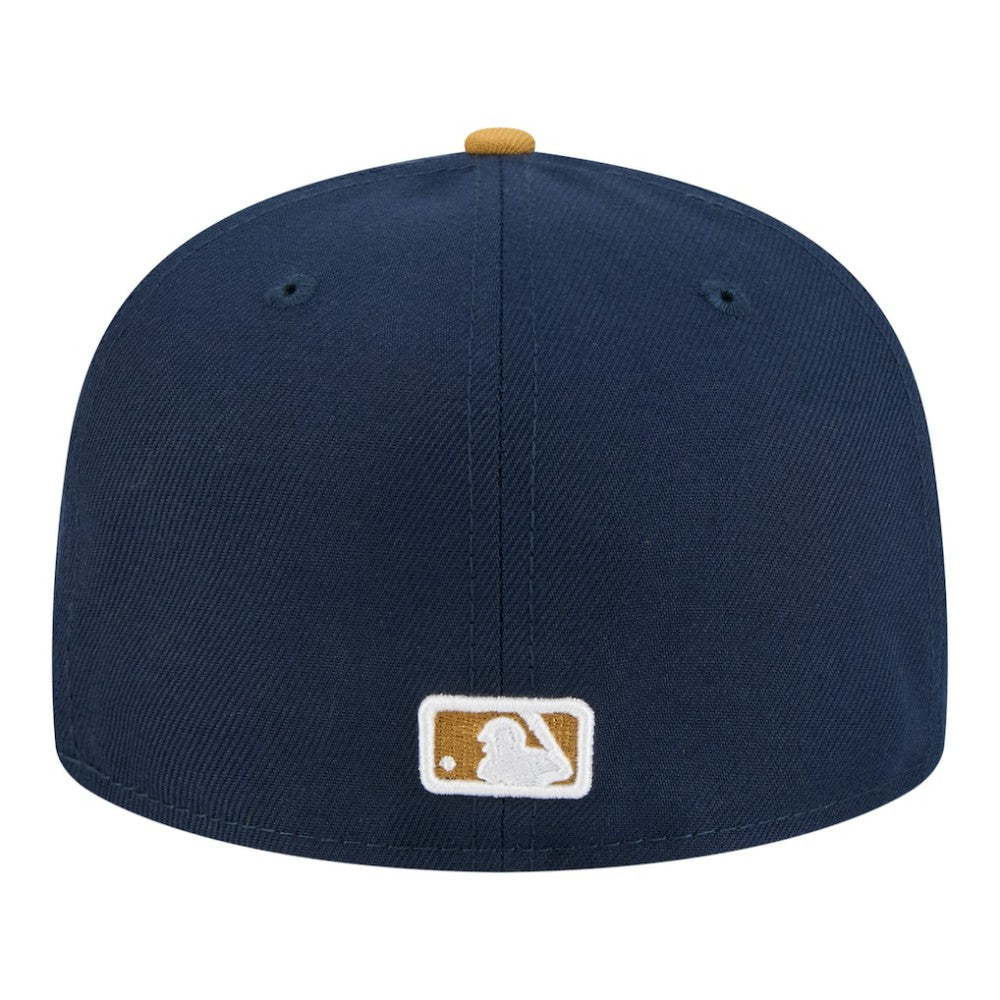 Athletics Two-Tone Color Pack 59FIFTY Fitted Hat - Navy/Khaki | New Era
