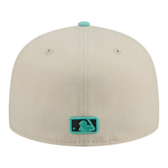 Pittsburgh Pirates Two-Tone Color Pack 59FIFTY Fitted Hat - Light Beige/Turquoise | New Era