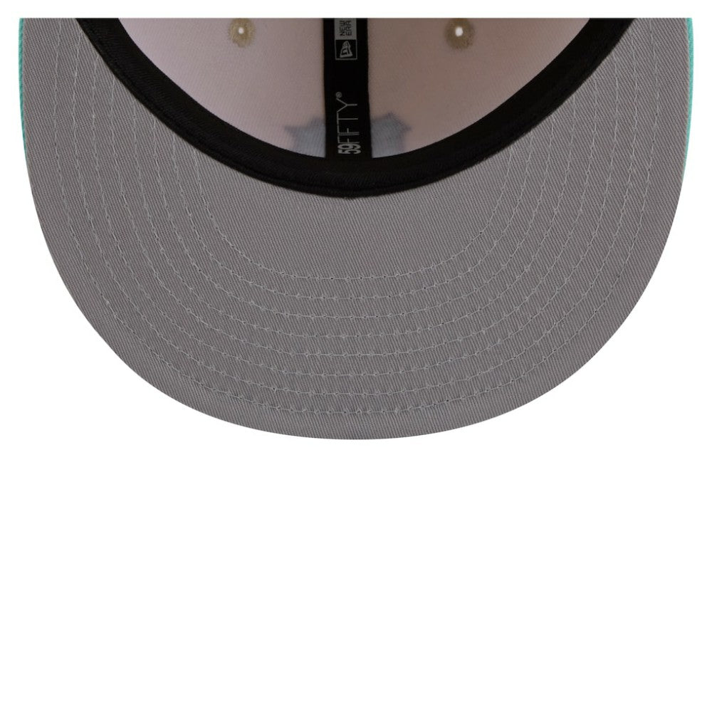 Pittsburgh Pirates Two-Tone Color Pack 59FIFTY Fitted Hat - Light Beige/Turquoise | New Era