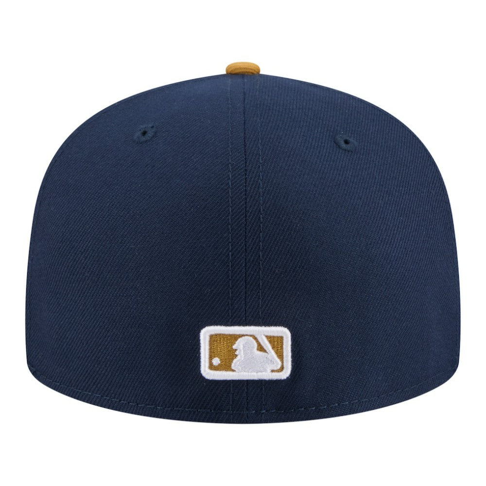 St. Louis Cardinals Two-Tone Color Pack 59FIFTY Fitted Hat - Navy/Khaki | New Era