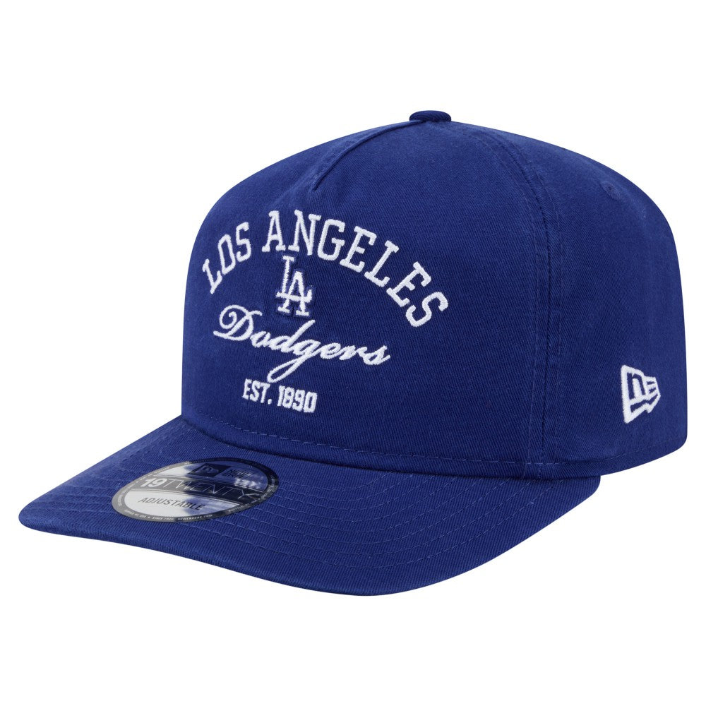 Los Angeles Dodgers Stacked 19TWENTY Adjustable Hat - Royal | New Era