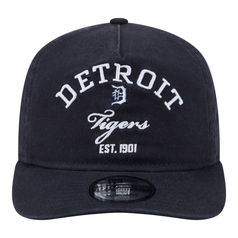 Detroit Tigers Stacked 19TWENTY Adjustable Hat - Navy | New Era