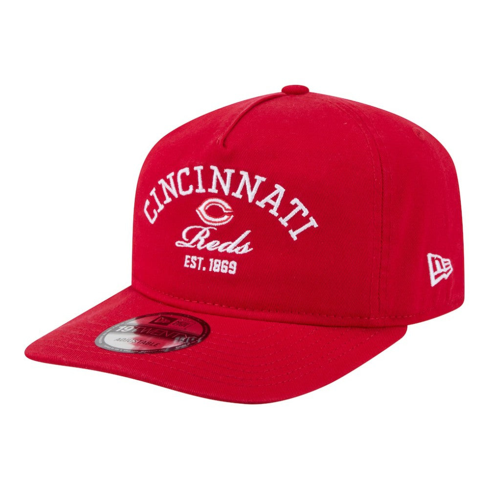 Cincinnati Reds Stacked 19TWENTY Adjustable Hat - Red | New Era