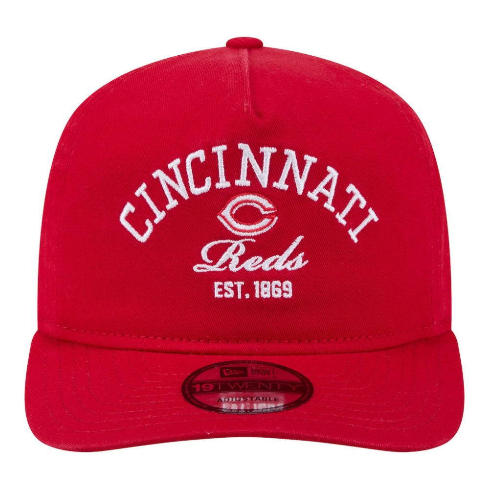 Cincinnati Reds Stacked 19TWENTY Adjustable Hat - Red | New Era