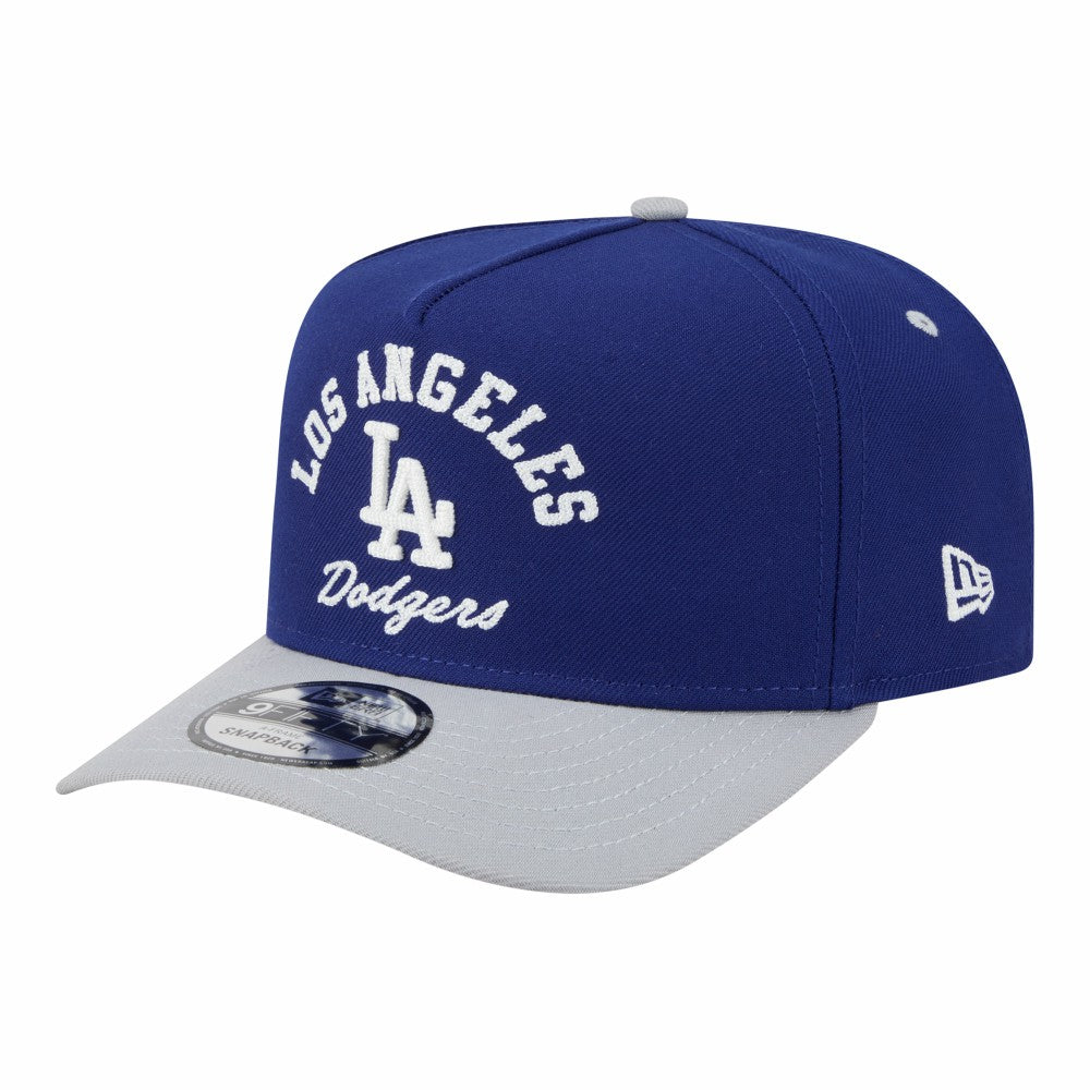 Los Angeles Dodgers Arched A-Frame 9FIFTY Adjustable Hat - Royal/Gray | New Era