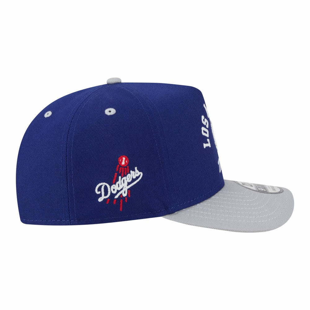 Los Angeles Dodgers Arched A-Frame 9FIFTY Adjustable Hat - Royal/Gray | New Era
