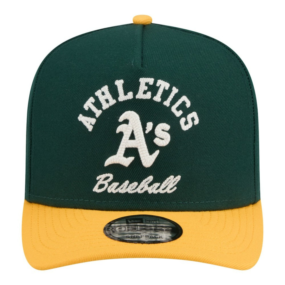 Athletics Arched A-Frame 9FIFTY Adjustable Hat - Green | New Era