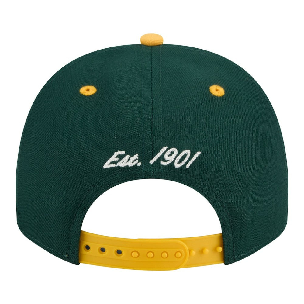 Athletics Arched A-Frame 9FIFTY Adjustable Hat - Green | New Era