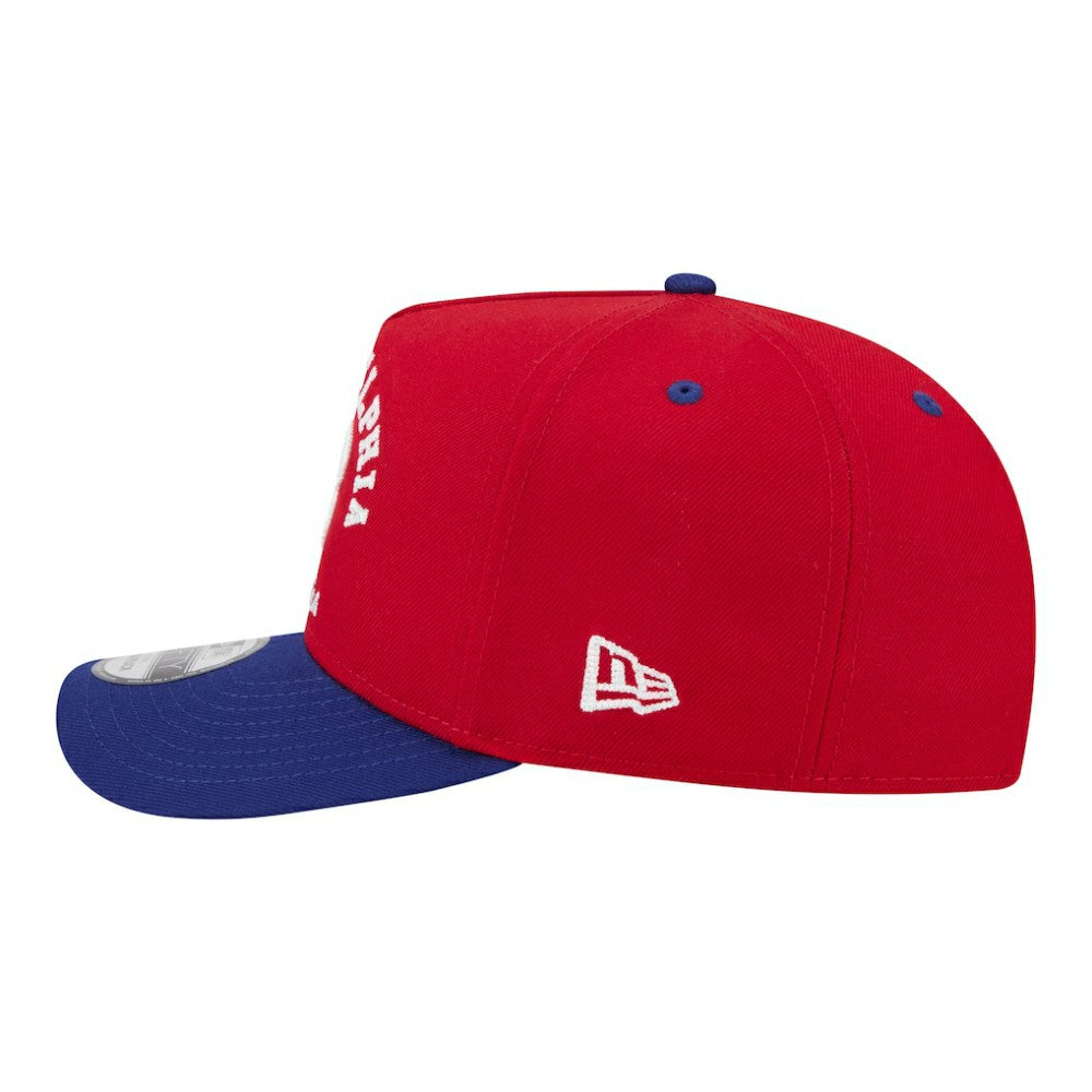 Philadelphia Phillies Arched A-Frame 9FIFTY Adjustable Hat - Red/Royal | New Era
