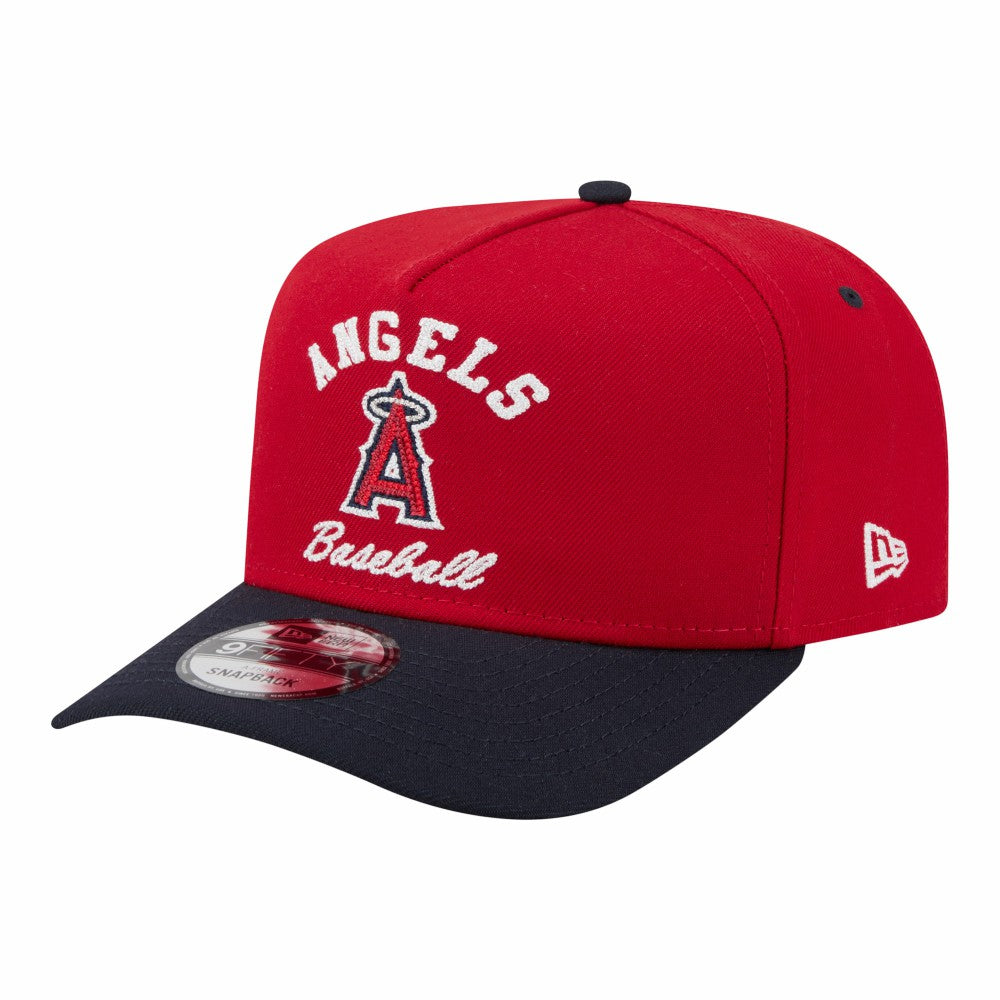 Los Angeles Angels Arched A-Frame 9FIFTY Adjustable Hat - Red/Navy | New Era