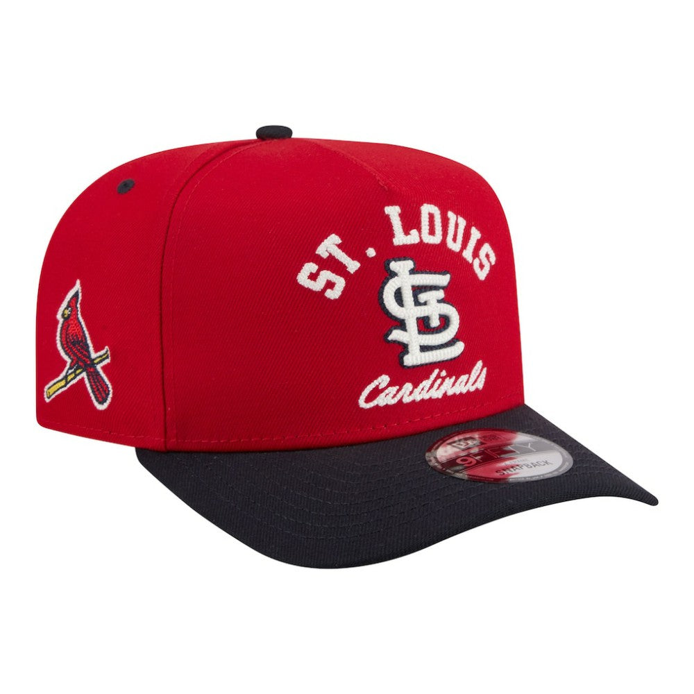 St. Louis Cardinals Arched A-Frame 9FIFTY Adjustable Hat - Red/Navy | New Era