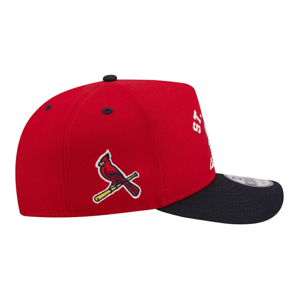 St. Louis Cardinals Arched A-Frame 9FIFTY Adjustable Hat - Red/Navy | New Era