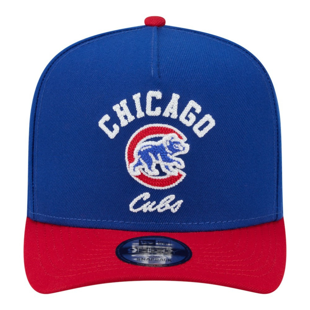 Chicago Cubs Arched A-Frame 9FIFTY Adjustable Hat - Royal/Red | New Era