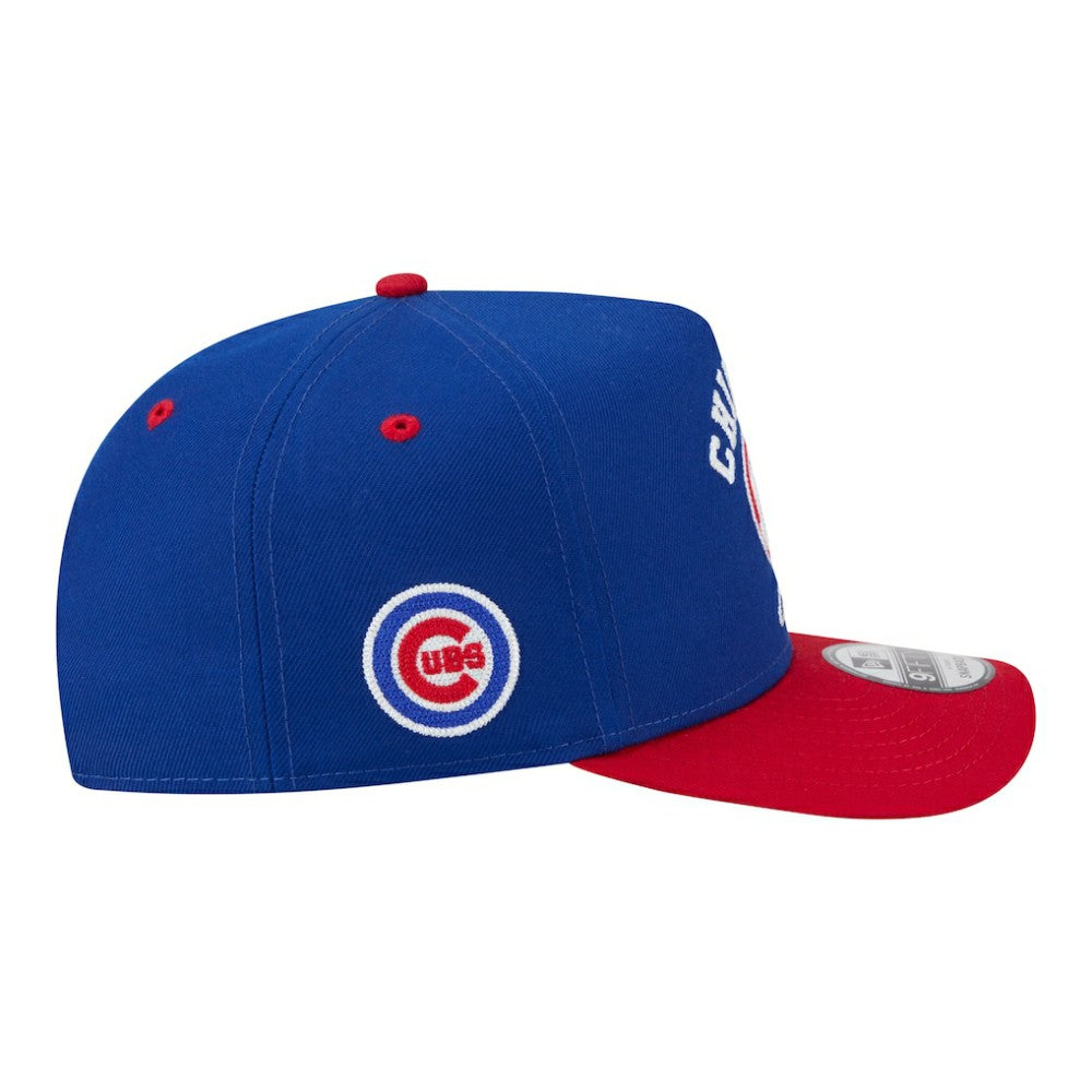 Chicago Cubs Arched A-Frame 9FIFTY Adjustable Hat - Royal/Red | New Era