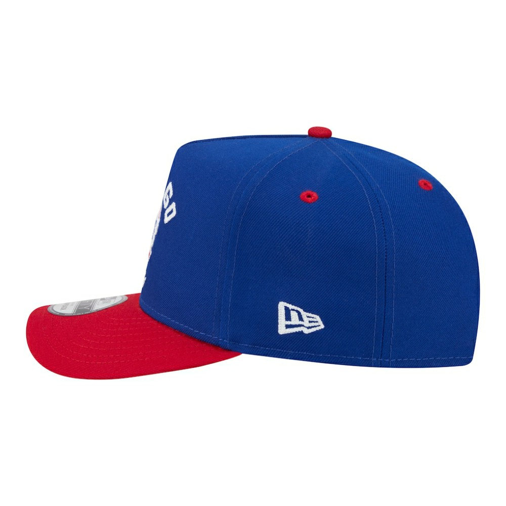Chicago Cubs Arched A-Frame 9FIFTY Adjustable Hat - Royal/Red | New Era